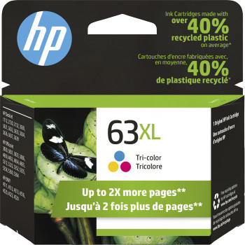 HP 63XL Original Ink Cartridge - Single Pack - 1 Each (HEWF6U63AN140)