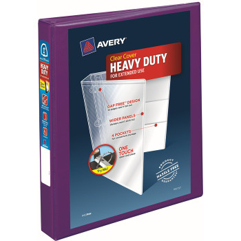 Avery Heavy-Duty View Binders with Locking One Touch EZD Rings - 1 Each (AVE79771)