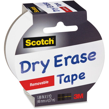 Scotch White Dry Erase Tape - 1 Roll (MMM1905RDEEFS)