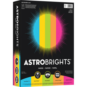 Astrobrights Inkjet, Laser Print Colored Paper - 500 / Ream (NEE99608)