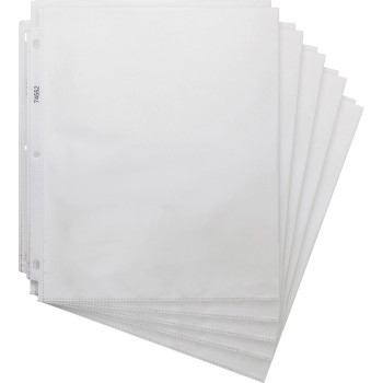 Business Source Top-loading 3-hole Sheet Protectors - 200 / Box (BSN74552)