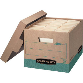 Bankers Box Recycled R-Kive - Letter/Legal - 12 / Carton (FEL12775)