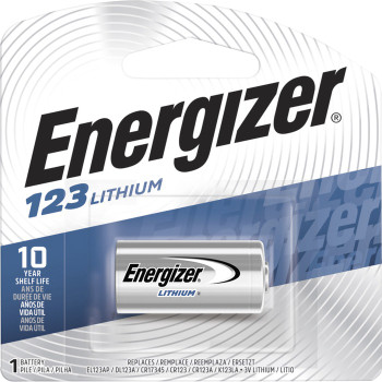 Energizer Lithium 123 3-Volt Battery (EVEEL123APBP)