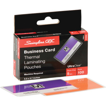 GBC UltraClear™ Thermal Laminating Pouches - 100 / Box (GBC51005)