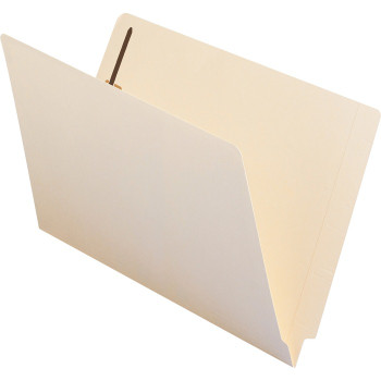 Smead End-Tab Straight Cut File Folder with Fasteners - 50 / Box (SMD37115)