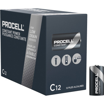 Duracell Procell Alkaline C Battery - PC1400 - 12 / Box (DURPC1400)