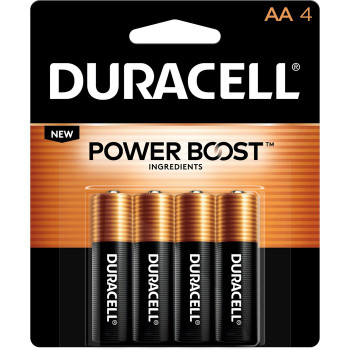 Duracell Coppertop Alkaline AA Battery - MN1500 - 4 / Pack (DURMN1500B4Z)