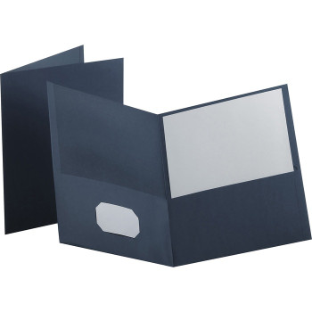 Oxford Twin Pocket Letter-size Folders - 25 / Box (OXF57538)