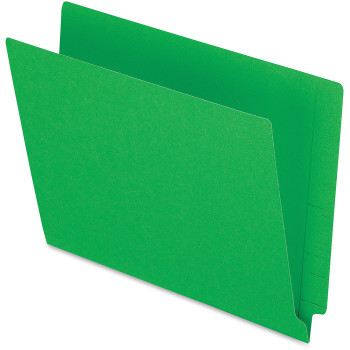 Pendaflex Color End Tab Folders - 100 / Box (PFXH110DGR)