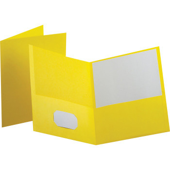 Oxford Twin Pocket Letter-size Folders - 25 / Box (OXF57509)