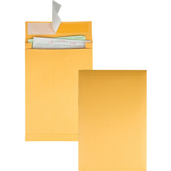 Quality Park Kraft Redi-strip Expansion Envelopes - 25 / Pack (QUA93336)