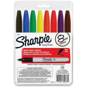 Sharpie Pen-style Permanent Marker - 8 / Set (SAN30078)