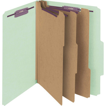 Smead SafeSHIELD 3-Divider Classification Folders - 10 / Box (SMD14091)