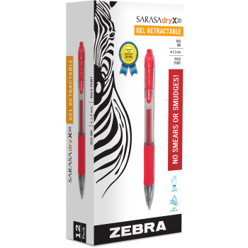 Zebra Pen Sarasa Gel Retractable Pens (ZEB46830)