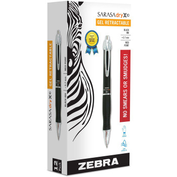 Zebra Pen Wide GR8 Gel Retractable Pens (ZEB42610)