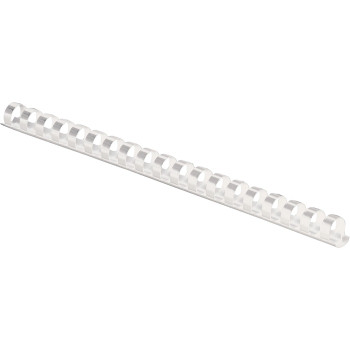 Fellowes Plastic Combs - Round Back, 3/8", 55 sheets, White, 100 pk - 100 / Pack (FEL52371)