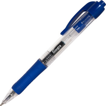 Integra Retractable 0.5mm Gel Pens - 12 / Dozen (ITA36157)