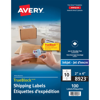 Avery Mailing Label - 100 / Pack (AVE08923)