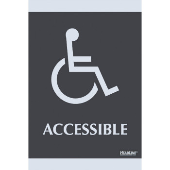 HeadLine Century Handicap Accessible Sign - 1 Each (USS4764)