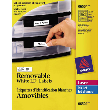 Avery Laser Label - 800 / Pack (AVE06504)