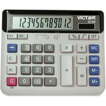 Victor 12-digit XL LCD Desktop Calculator - 1 Each (VCT2140)