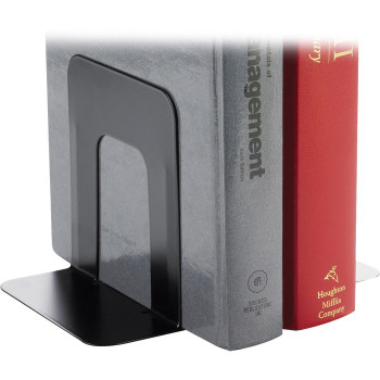 Business Source Heavy-gauge Steel Book Supports - 2 / Pair (BSN42550)