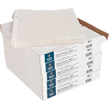 Business Source Top-Loading Poly Sheet Protectors - 50 / Box (BSN16511)
