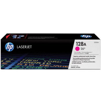 HP 128A (CE323A) Original Toner Cartridge - Single Pack - 1 Each (HEWCE323A)