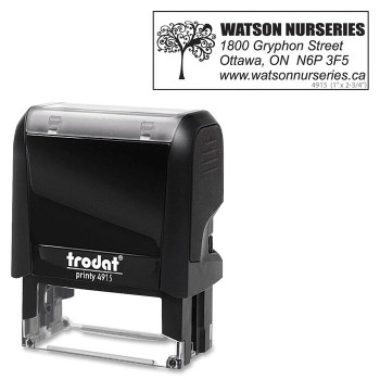 Trodat Climate Neutral 4915 Self-inking Stamp - 1 Each (TRO97456)