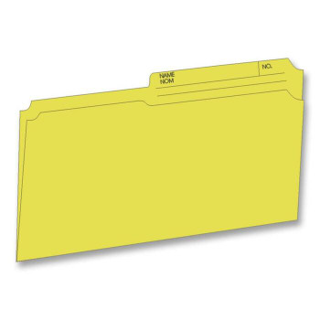 Hilroy Colored Top Tab File Folder - 100 / Box (HLR65166)