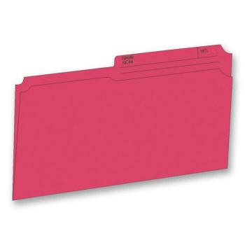 Hilroy Colored Top Tab File Folder - 100 / Box (HLR65161)