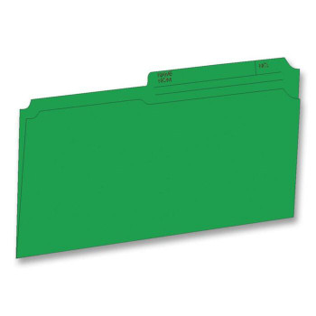 Hilroy Colored Top Tab File Folder - 100 / Box (HLR65163)