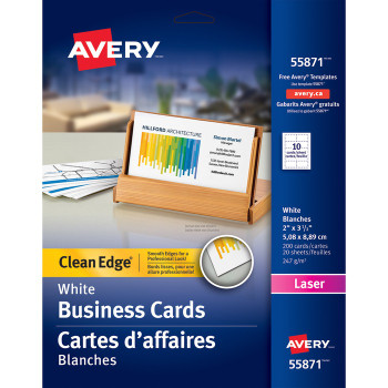 Avery Business Card - 200 / Pack (AVE55871)