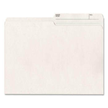 Hilroy 1/2 Cut Reversible File Folder - 100 / Box (HLR55269)