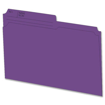 Hilroy Colored Top Tab File Folder - 100 / Box (HLR55167)