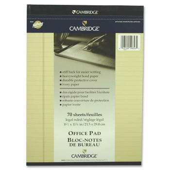 Hilroy Cambridge Office Notepad - 1 Each (HLR59856)