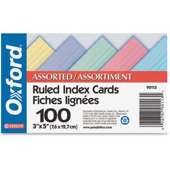 Oxford Printable Index Card - 100 / Pack (OXF90113)