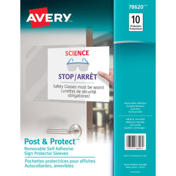 Avery Repositionable Display Protector - 10 / Pack (AVE78620)