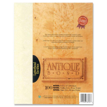 First Base Antique Bond 78723 Laser Print Bond Paper - 100 / Pack (FST78723)