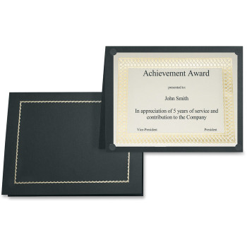 First Base 83464 Gold Foil Stamped Certificate Holder - 5 / Pack (FST83464)