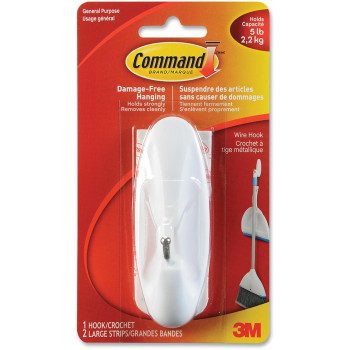 3M Command Large Hook - 1 Pack (MMM17069C)