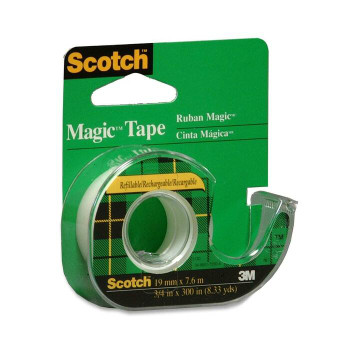 3M Scotch Magic Transparent Tape with Handheld Dispenser - 1 Each (MMM105NA)