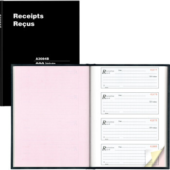 Blueline Perfect Binding Bilingual Receipt Book - 1 Each (BLIA3084B)