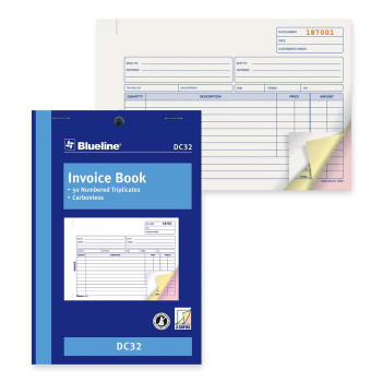 Blueline Invoice Book - 1 Each (BLIDC32)