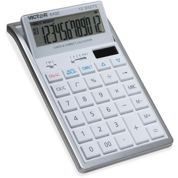 Victor 12-Digit Check and Correct Desk Calculator - 1 Each (VCT6400)