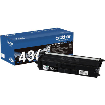 Brother TN436BK Toner Cartridge - Black - 1 Each (BRTTN436BK)