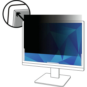 3M Privacy Filter for 27" Widescreen Monitor (PF270W9B) Black, Matte, Glossy (MMMPF270W9B)