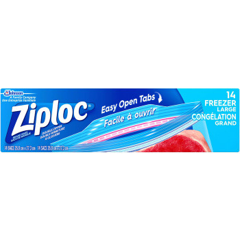 Ziploc Brand Gallon Freezer Bags - 14 / Box (SJN00450)