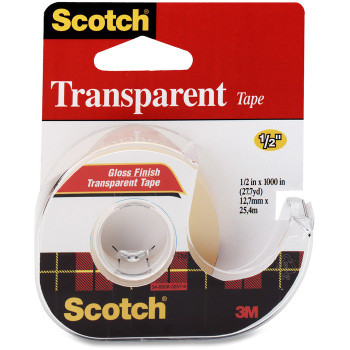 Scotch Gloss Finish Transparent Tape - 1 Each (MMM144ESF)