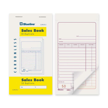 Blueline Retail Sales Order Book - 10 / Pack (BLIG3NCR2)